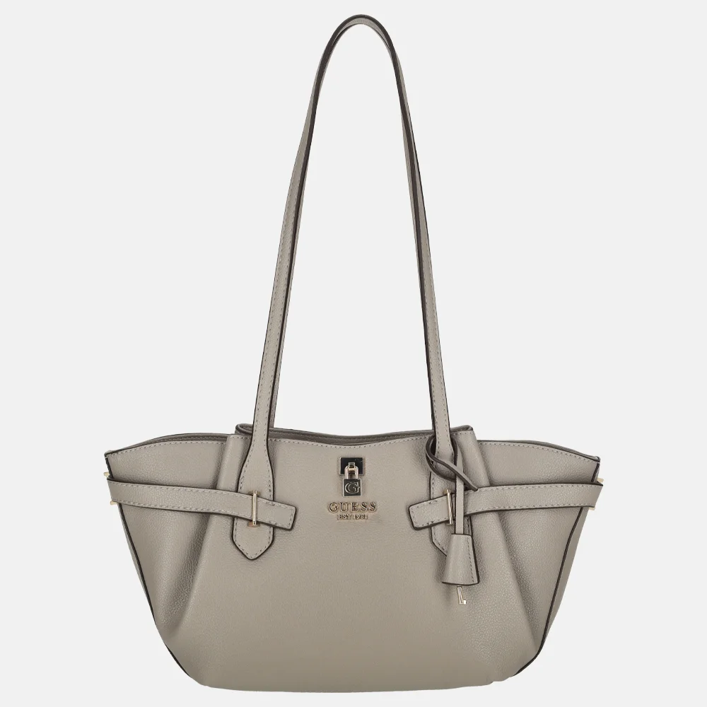 Guess schoudertas grijs en taupe